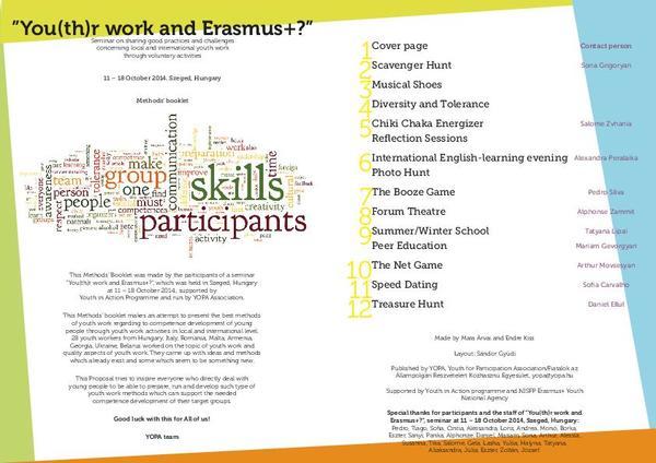 You(th)r work and Erasmus+?